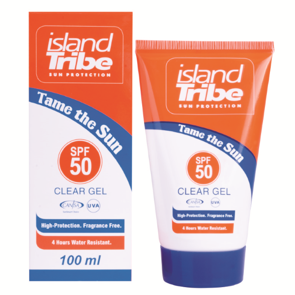 Island Tribe SPF 50 Clear Gel 100ml Zonnebrand