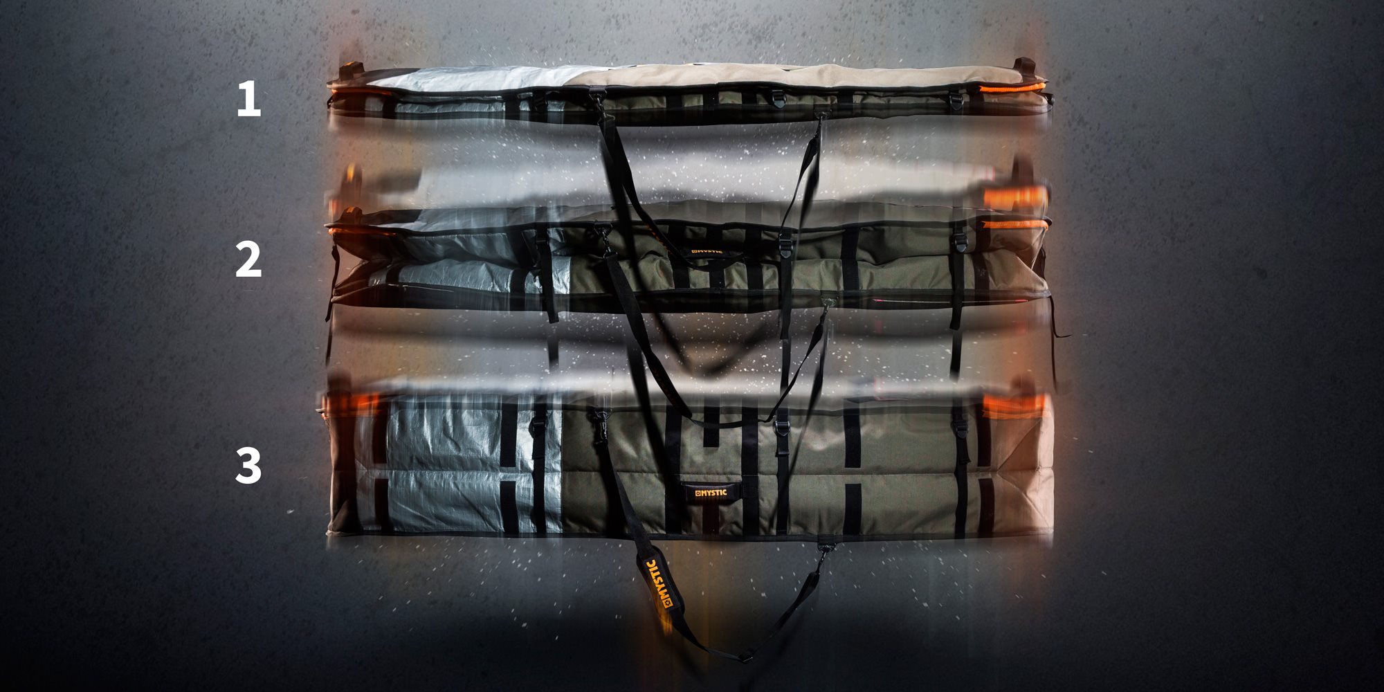Mystic Triple Wave boardbag