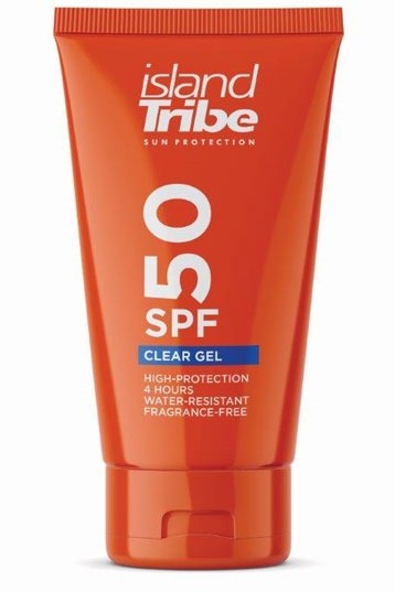 Island Tribe-SPF 50 Clear Gel 100ml Sunscreen