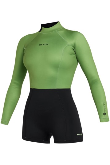 Mystic-Lunar Longarm Shorty 2/2 Backzip Women 2024 Wetsuit