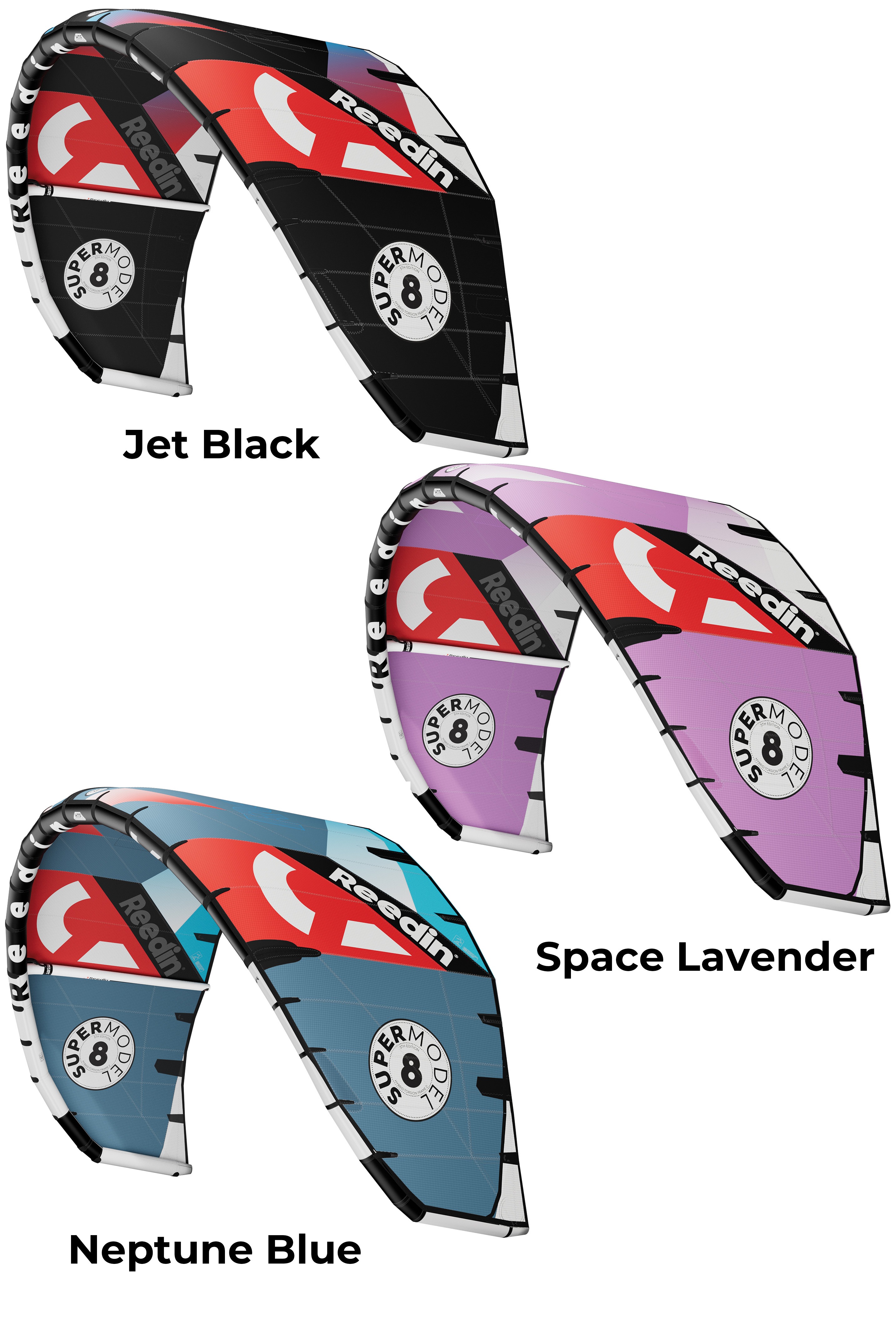 Reedin Kiteboarding-Super Model HTF 2024 + Super E 2025 Kitesurf Set