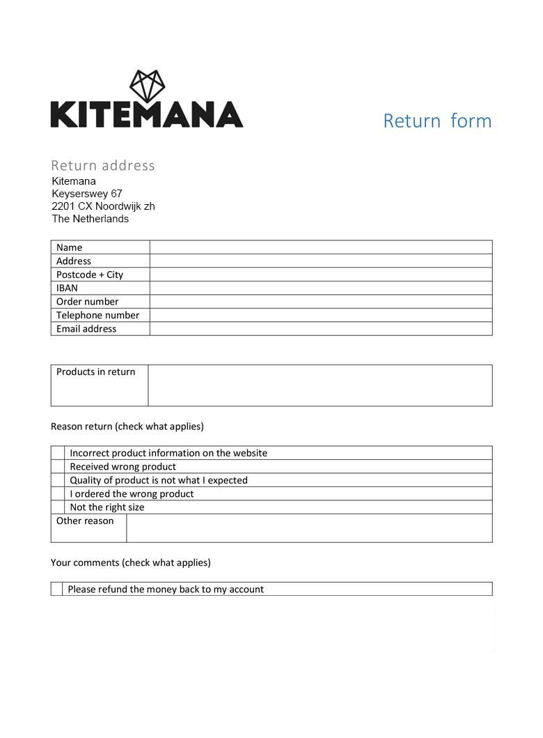 Returnform Kitemana