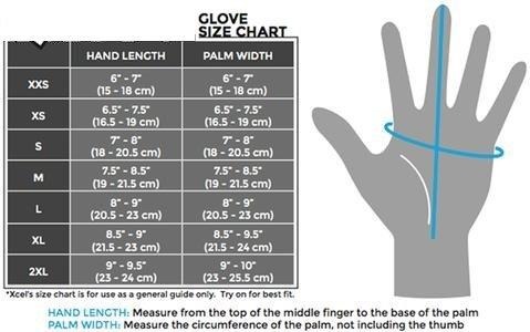 Size chart Brunotti Glove